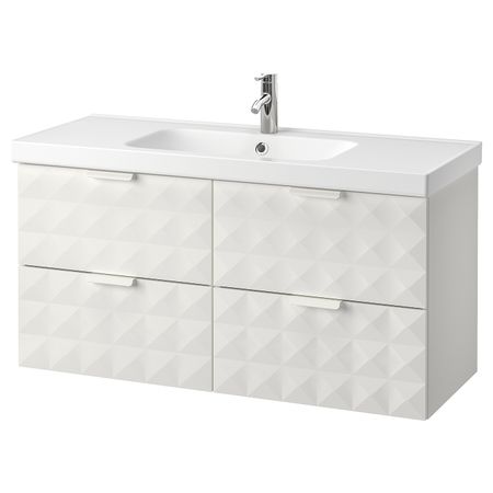 Шкаф для раковины с 2 ящиками IKEA ГОДМОРГОН / ОДЕНСВИК 492.929.88