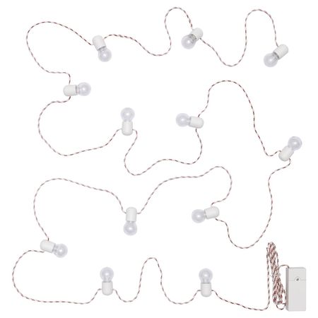 Гирлянда, 12 светодиодов, с батарейным питанием IKEA СТРОЛА 404.441.75