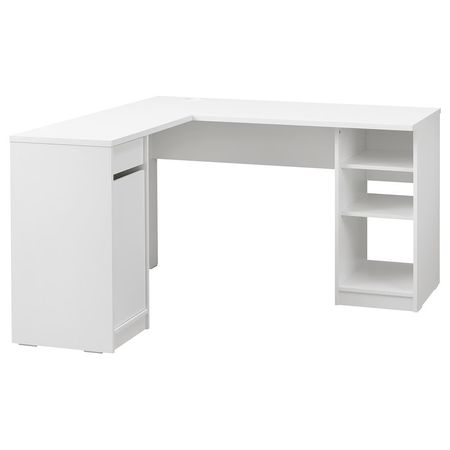 KJELLARNE Угловой письменный стол - белый 138x130 см