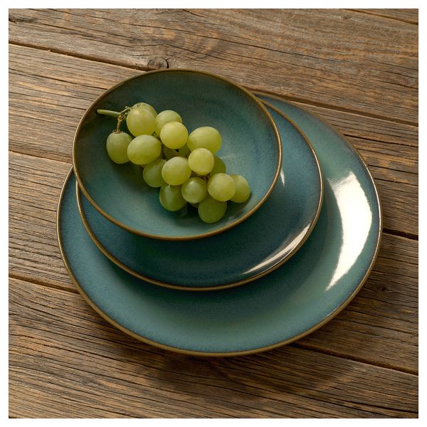 Миска, полированный зеленый, 16 см IKEA FÄRGKLAR ФЭРГКЛАР 005.864.35 - схема-чертеж с размерами