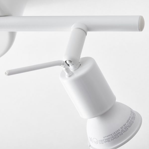 Потолочная шина, 3 лампы, белый IKEA TROSS ТРОСС 602.626.59 - схема-чертеж с размерами