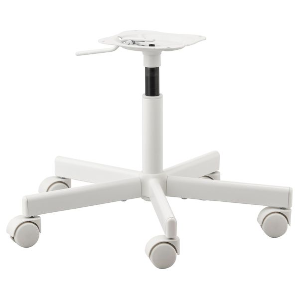 Каркас вращ стула для школьн, белый IKEA ЮЛЕС 403.599.83 - схема-чертеж с размерами