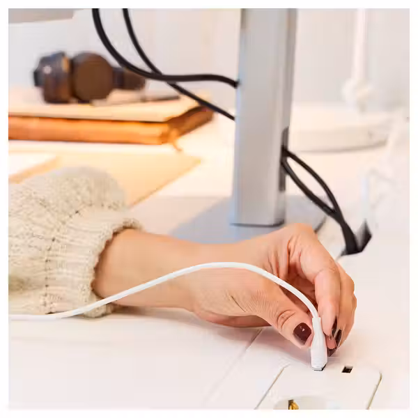 MITTZON МИТТЗОН Письменный стол - белый 160x80 см - фото 6