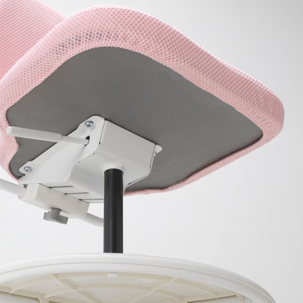 VIMUND Детский стул д/письменного стола - светло-розовый - схема-чертеж с размерами