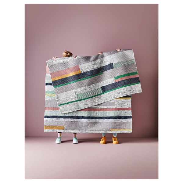 Ковер, короткий ворс, ручная работа разноцветный 170x240 см IKEA BRÖNDEN БРЁНДЕН 803.745.66 - фото 5