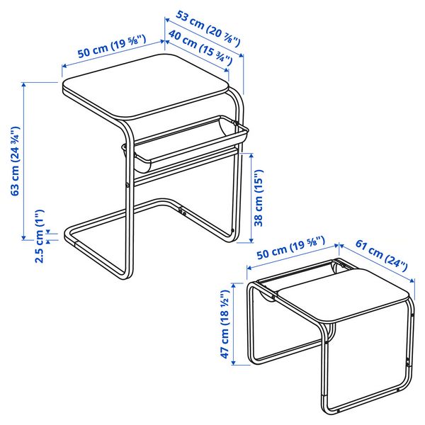 IKEA в интерьере - схема-чертеж с размерами