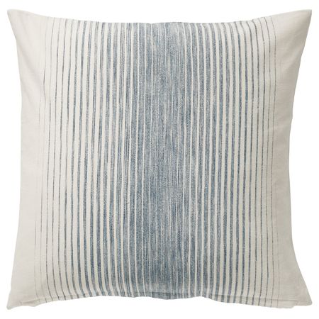 Чехол на подушку, синий-естественный 50x50 см IKEA ISPIGG ИСПИГГ 104.094.75