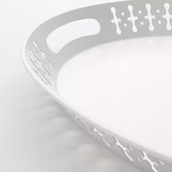 ROMANTISK Поднос - белый 52x39 см - фото 2