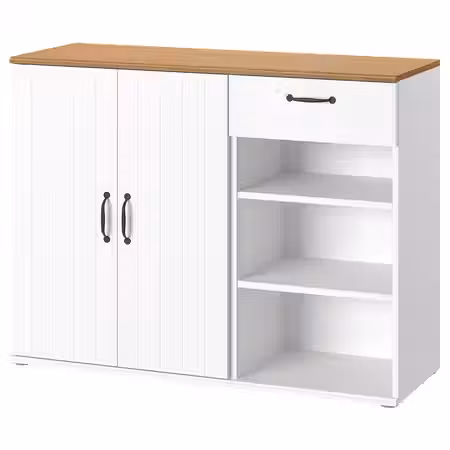 SKRUVBY Сервант - белый 120x38x90 см