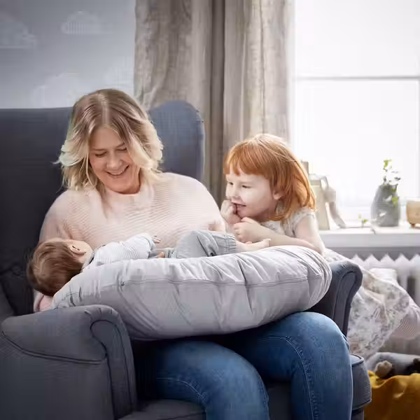 LEN Подушка для кормления - серый 60x50x18 см - фото 2