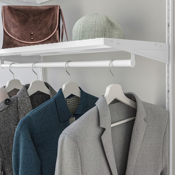 Гардероб, комбинация, белый 82x40x201 см IKEA BOAXEL БОАКСЕЛЬ 693.323.61 - фото 4