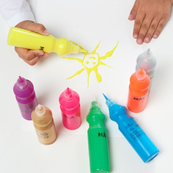 Флуоресцентная, блестящая краска, разные цвета разные цвета IKEA МОЛА 603.663.17 - фото 2