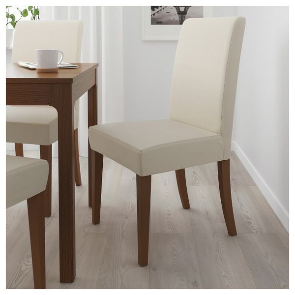 Стул, коричневый, Линнерид неокрашенный IKEA ХЕНРИКСДАЛЬ 792.271.47 - фото 3