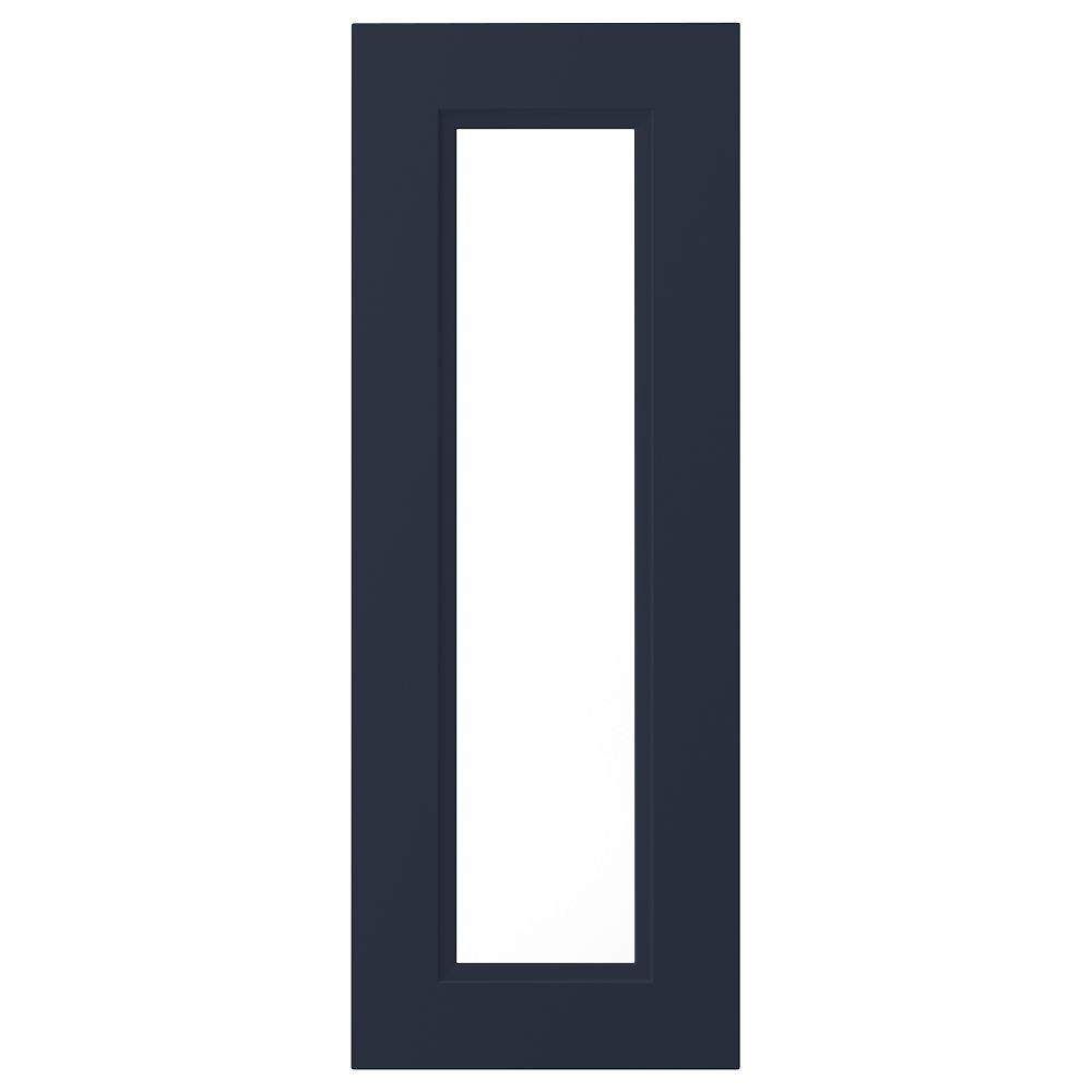 Стеклянная дверь, матовая поверхность синий, 30x80 см IKEA AXSTAD АКСТАД 604.752.36 - фото 1