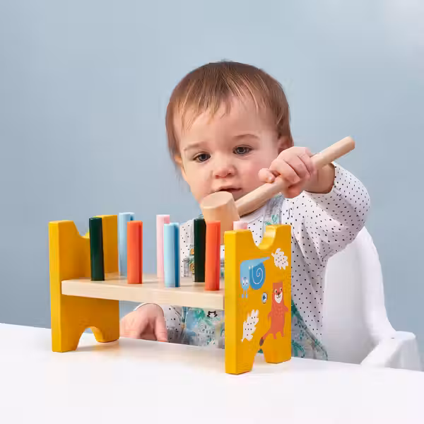 UPPSTÅ Блок с колышками и молотком - разноцветный - фото 2