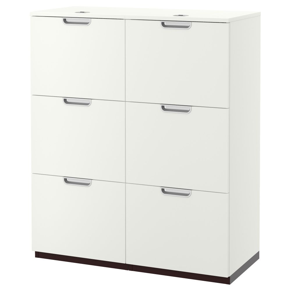 Комбинация для хранения с внутренним оснащением ГАЛАНТ, белый (102x120 см) - фото 1