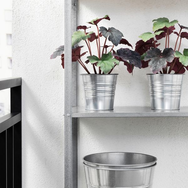 Искусственное растение в горшке, для дома, улицы Пятнистая герань 12 см IKEA FEJKA ФЕЙКА 303.953.02 - фото 2