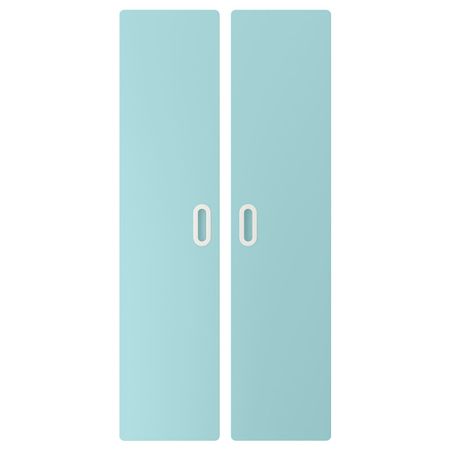 Дверь, голубой 60x128 см 2 шт IKEA FRITIDS ФРИТИДС 403.867.50