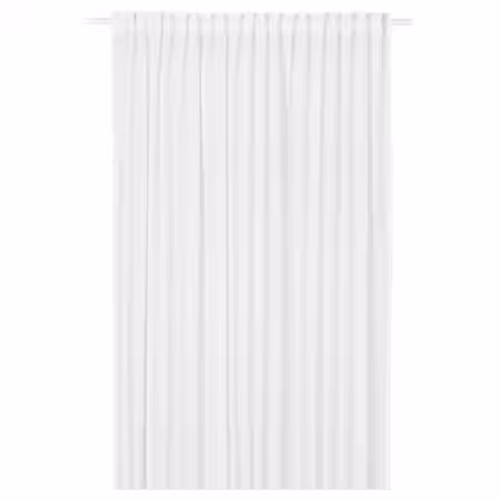 STENFRÖ СТЕНФРЁ Гардина, 1 шт. - белый/с лентой 300x300 см