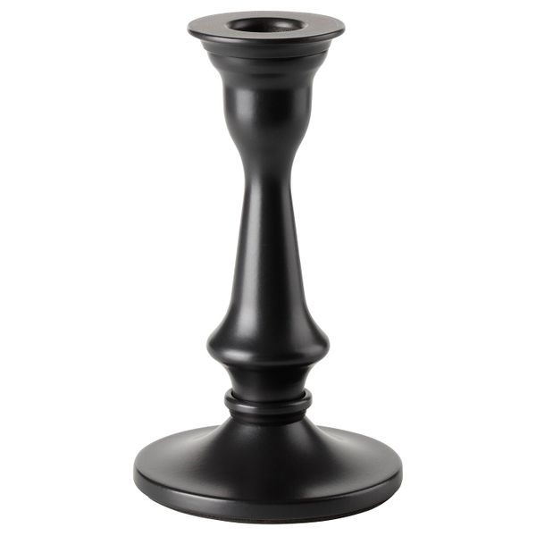 Подсвечник, серый 15 см IKEA FLERTYDIG ФЛЕРТИДИГ 904.979.39 - фото 2