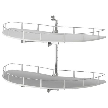 Выдвижная секцией Напольный Угловой шкаф, 128 см IKEA UTRUSTA УТРУСТА 402.152.92
