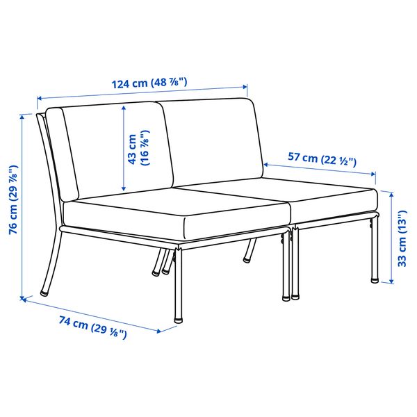 IKEA в интерьере - схема-чертеж с размерами