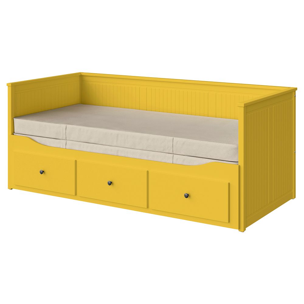 Кушетка с 2 матрасами, 3 ящиками IKEA HEMNES ХЕМНЭС 195.598.80 - фото 1