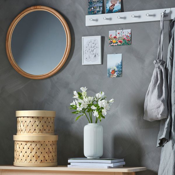 Корзина с крышкой, 2 штуки, тополь IKEA SNÖPLOG 805.818.63 - фото 4