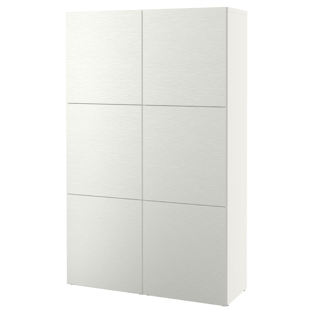 Комбинация для хранения с дверцами, 120x42x193 cm IKEA BESTÅ БЕСТО 090.714.65 - фото 1