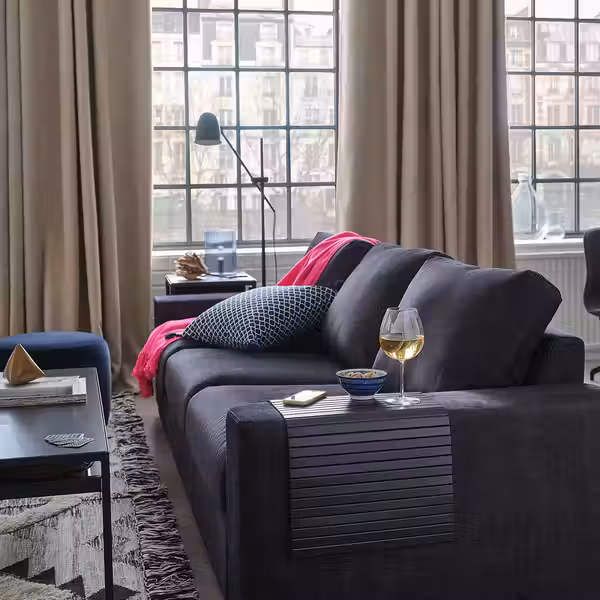 RÖDEBY Поднос на подлокотник - чёрный - фото 2