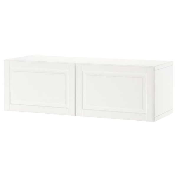Комбинация настенных шкафов, белый/Смевикен белый 120x42x38 см IKEA BESTÅ БЕСТО 794.419.39 - фото 1