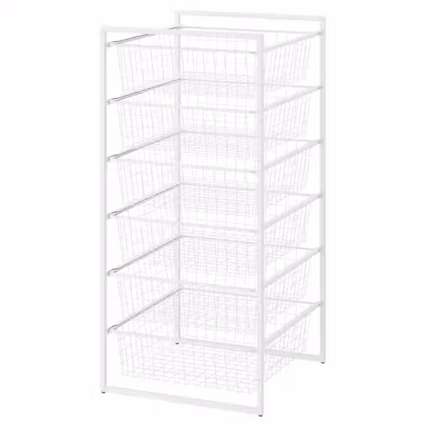 JONAXEL Комбинация д/хранения - белый 50x51x104 см - фото 1