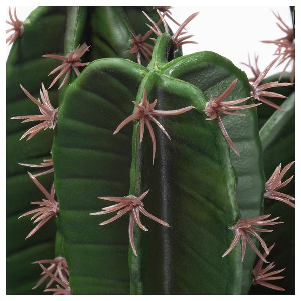 Искусственное растение в горшке ФЕЙКА, кактус (15 см) - схема-чертеж с размерами