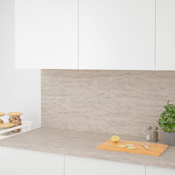 Настенная панель под заказ, бежевый под камень, ламинат, 1 м²x1.3 см IKEA SIBBARP СИББАРП 104.444.93 - схема-чертеж с размерами