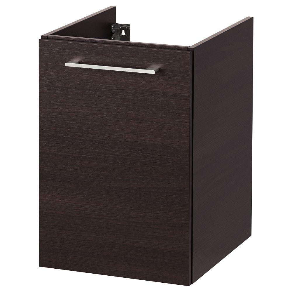 Шкаф ГОДМОРГОН, черно-коричневый (40x47x58 см) - схема-чертеж с размерами