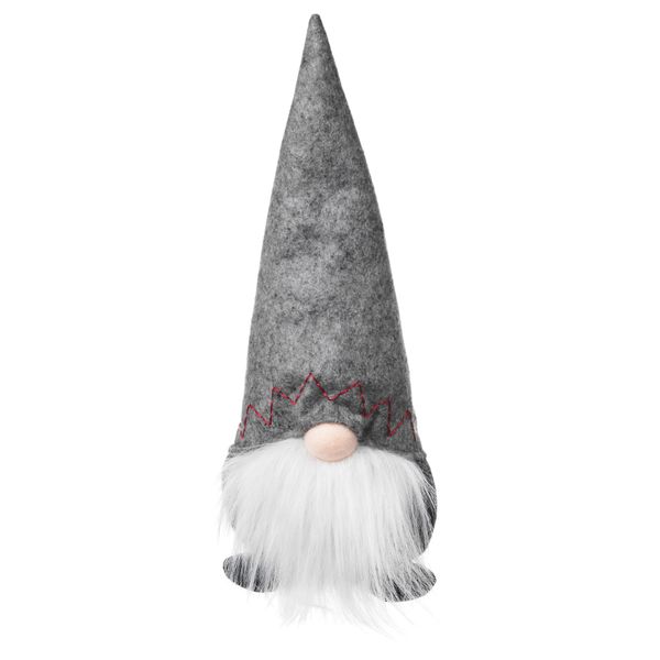 Украшение ВИНТЕР 2017, Санта Клаус, серый (32 см) - фото 1