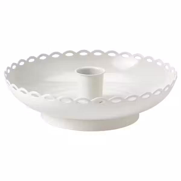 TURTURDUVA ТУРТУРДУВА Подсвечник - белый с оттенком 4 см - фото 1