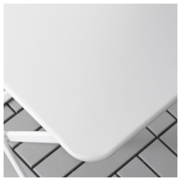 Садовый стол ГЭРО, складной белый (55x60 см) - фото 3