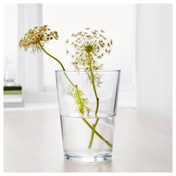 Ваза БЛАДЭТ, прозрачное стекло (20 см) - фото 2