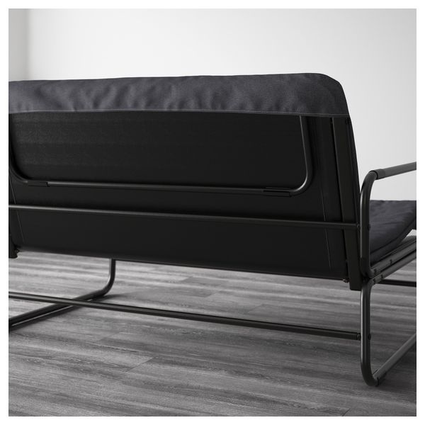 Диван-кровать ХАММАРН, Книса темно-серый, черный (120 см) - фото 3