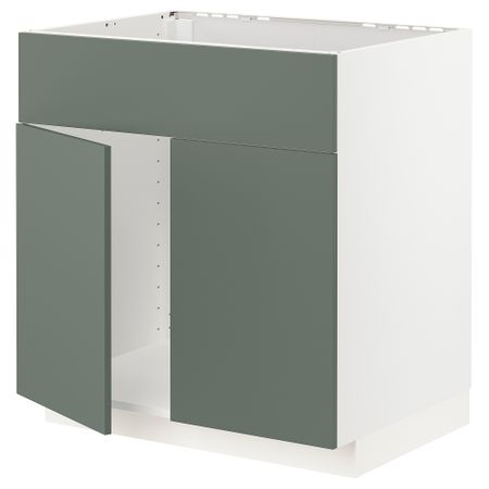 Шкаф под мойку, 2 двери, фасад IKEA METOD МЕТОД 394.685.58