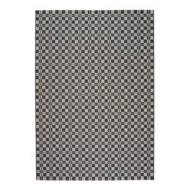 Ковер, безворсовый ВЭРУМ, серый д/дома/улицы серый (160x230 см) - фото 1