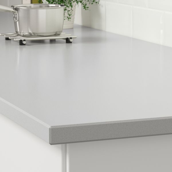 Столешница под заказ, 1 м²x3.0 см, под бетон, матовый, кварц IKEA KASKER 204.284.16 - фото 5
