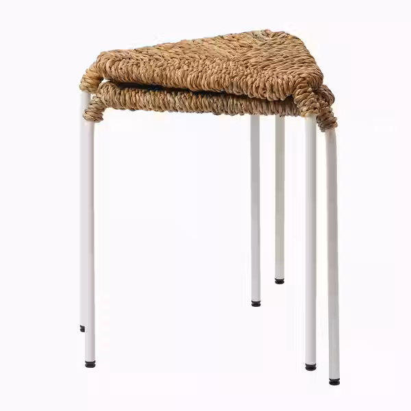 JUTEBODA ЮТЕБОДА Табурет - естественный/белый - фото 4