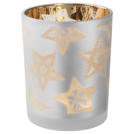 Подсвечник ВИНТЕР 2016, матовое стекло (12.5 см)