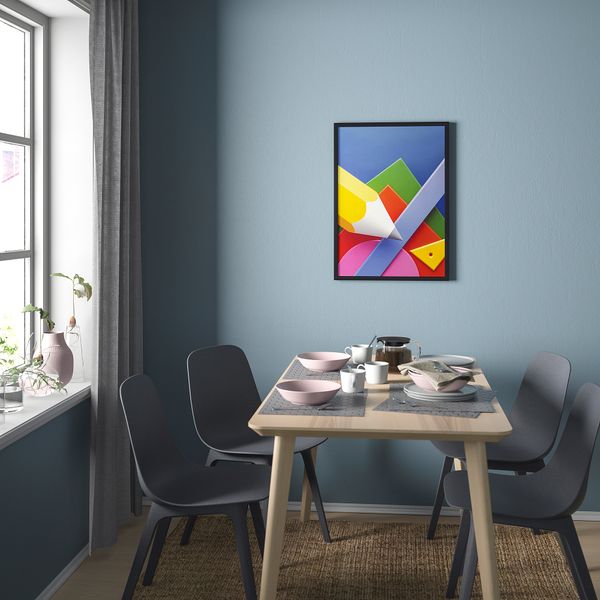 Постер, Геометрия, 50x70 см IKEA DRÖMBILD ДРЁМБИЛЬД 604.422.17 - схема-чертеж с размерами