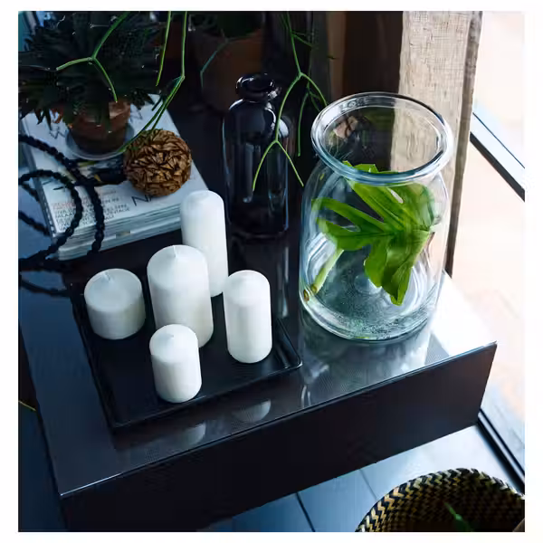 BEGÄRLIG Ваза - прозрачное стекло 29 см - фото 4