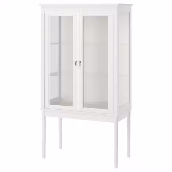 FÄRJKARL ФЭРКАРЛ Шкаф-витрина - белый с оттенком 87x45x161 см - фото 1