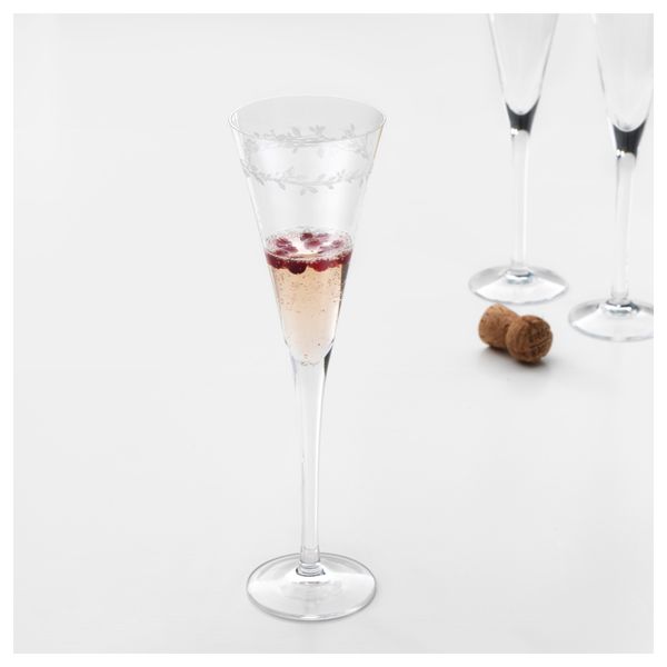 Бокал для шампанского ВИНТЕР 2016, с рисунком (18 сл) - фото 2