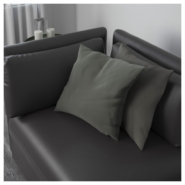 Секция дивана со спинкой ВАЛЛЕНТУНА, Мурум черный - фото 2